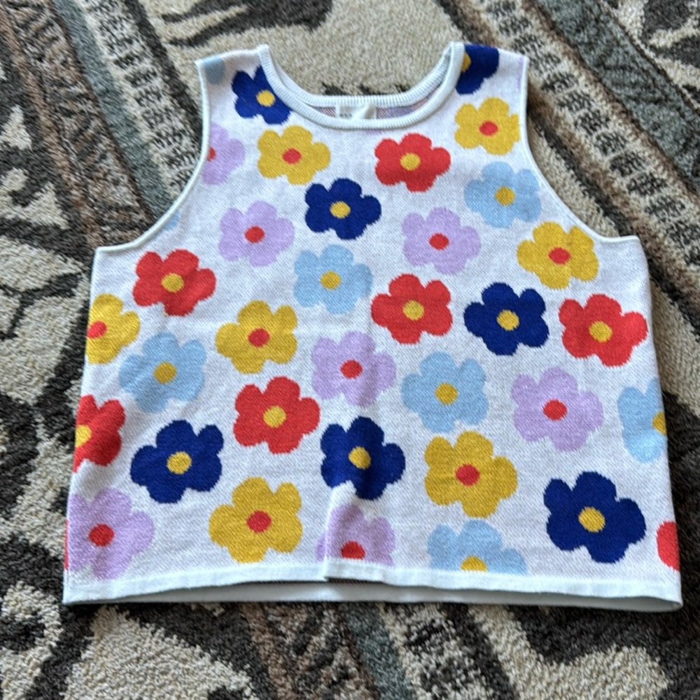 Dee Elly Floral Tank Top Size Xsmall